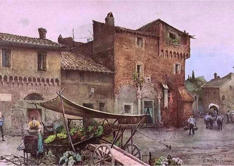 Case Medioevali a Santa Cecilia, Rione XIII Trastevere